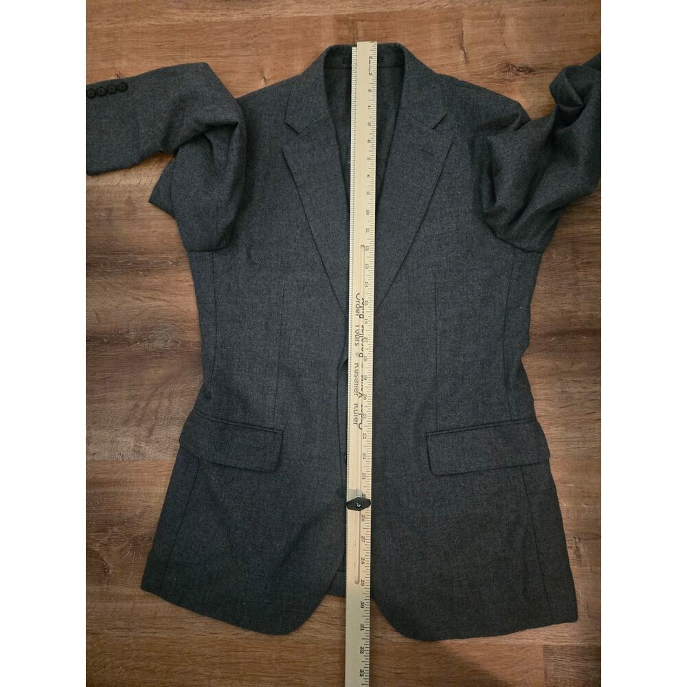 J.crew the ludlow suit jacket gray size 38R english cotton wool blend NWOT. - Picture 7 of 10